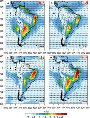 Assessing the Moisture Transports Associated With Nocturnal Low-Level Jets in Continental South America
